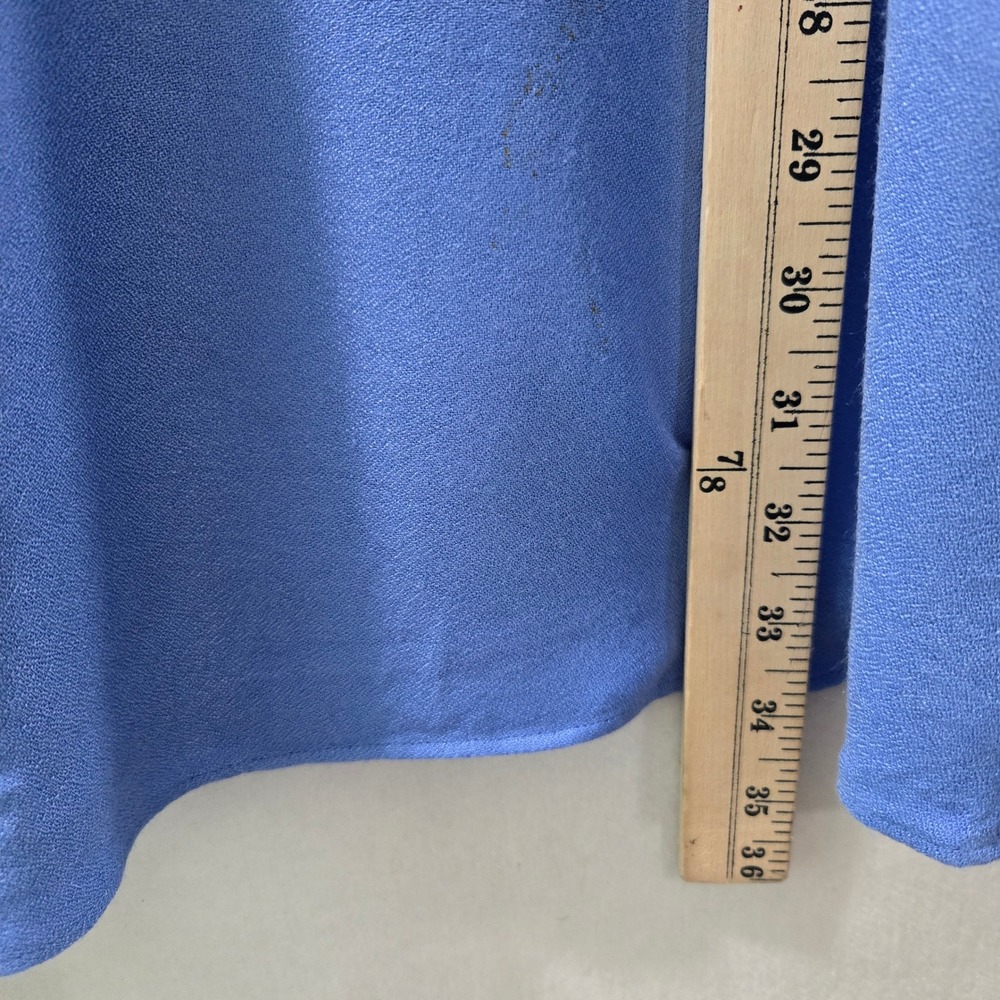 Lilly Pulitzer Medium Shift Blue Embroidered Gold Studded V Neck Sleeveless 1089 - Picture 5 of 10